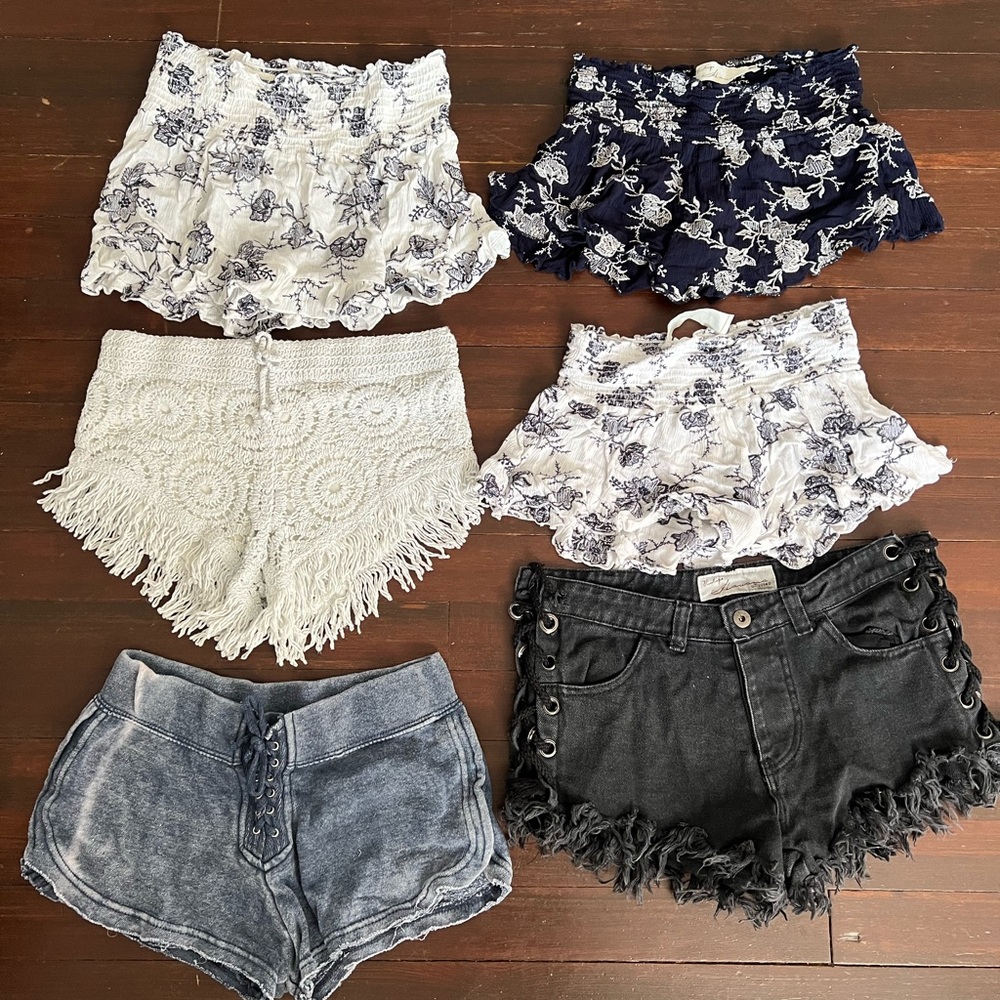Bundle of 6 Vintage Havana Shorts